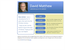 Tablet Screenshot of davidmatthew.org.uk